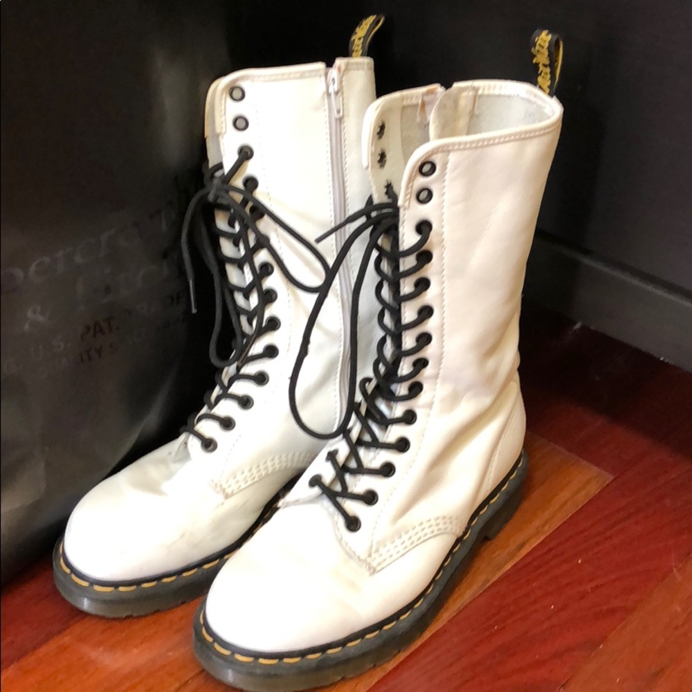 White Dr. Martens